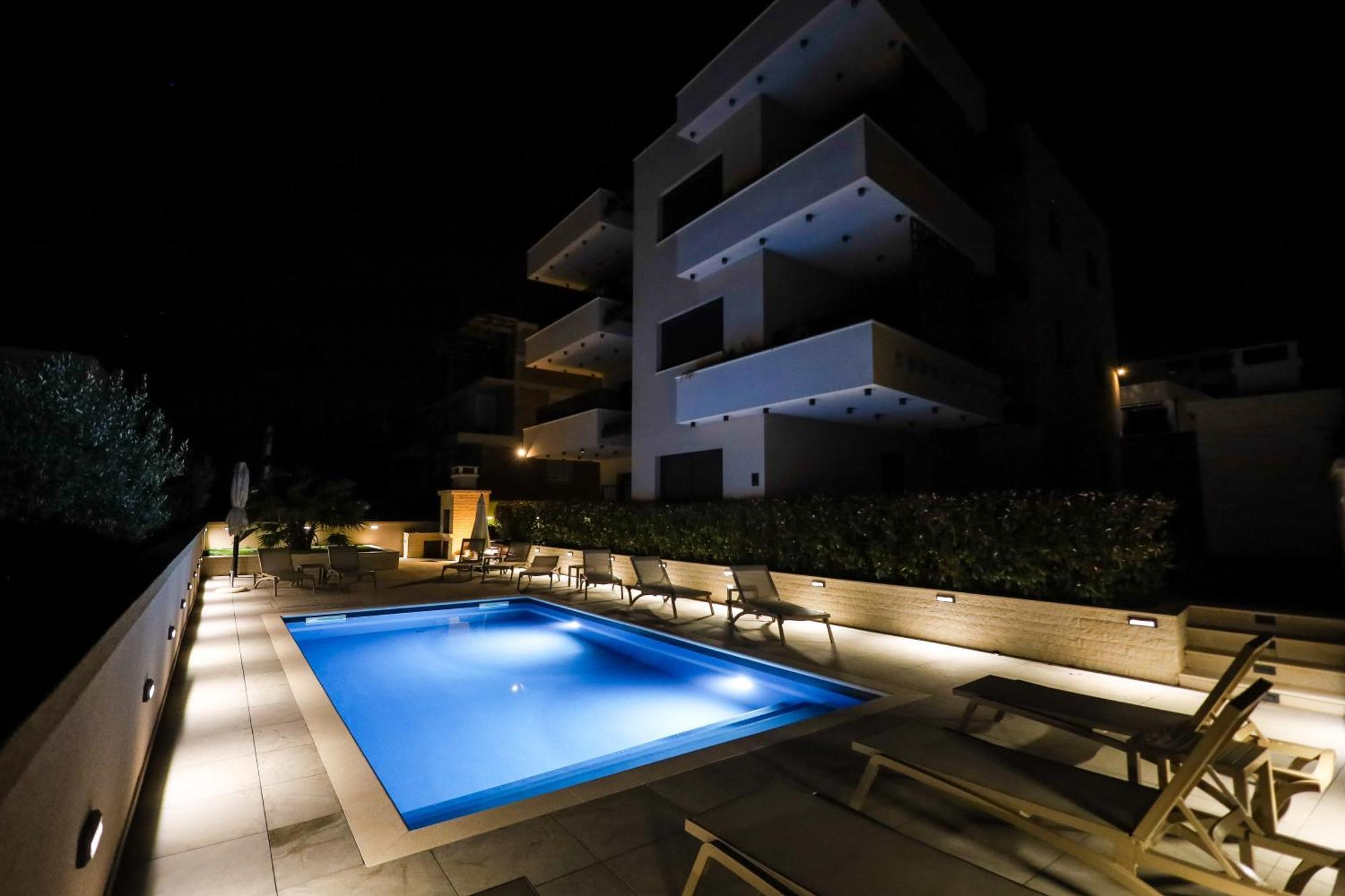 Sea Bay View Apartment - Appartement Avec Piscine Et Magnifique Vue Sur Mer Sveti Filip i Jakov Exterior foto